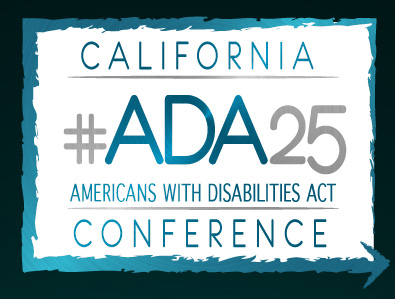 California #ADA25 Conference logo.