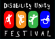 Logo for Disability Unity Festival. Click to visit site.